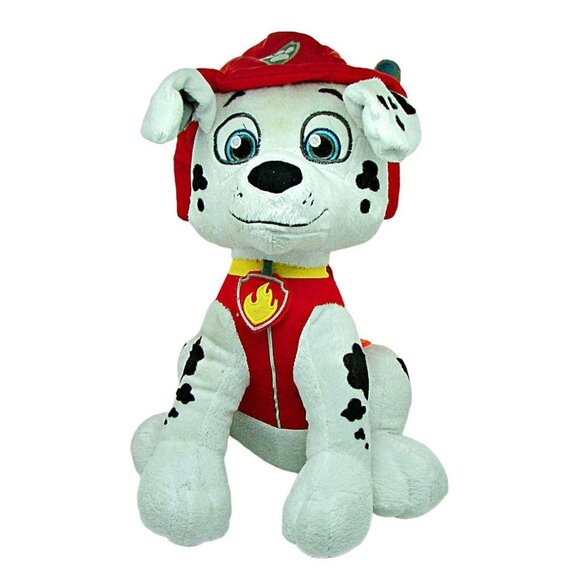 Nickelodeon Paw Patrol Dalmation Marshall Fire Department Plush Stuffed Dog 2015 - Picture 1 of 12